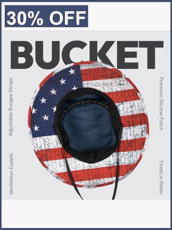 UV 50+ Sun Protection Bucket Hat with Adjustable Fit, Moisture-Wicking, One main image 4